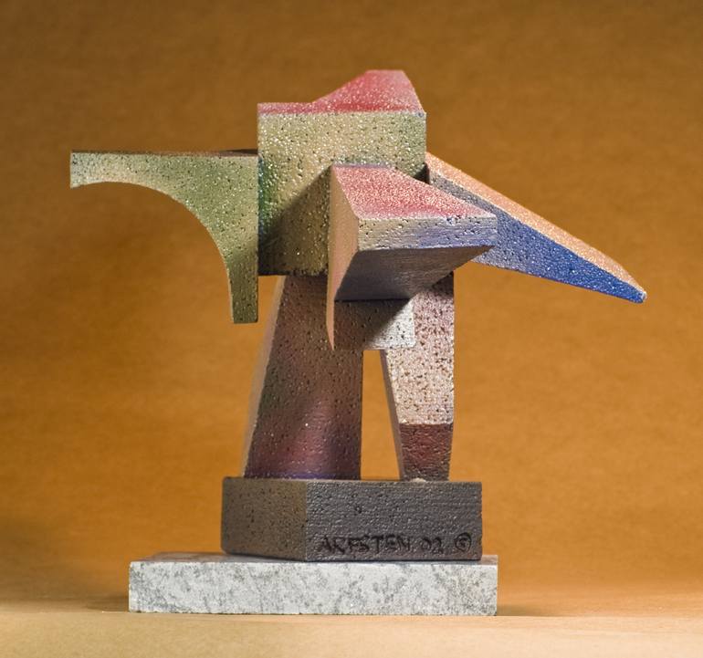 Original Abstract Animal Sculpture by Richard Arfsten