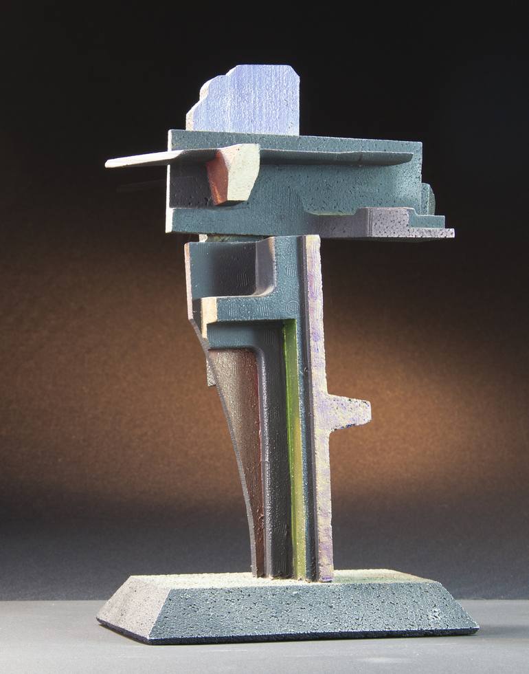 Original Abstract Architecture Sculpture by Richard Arfsten