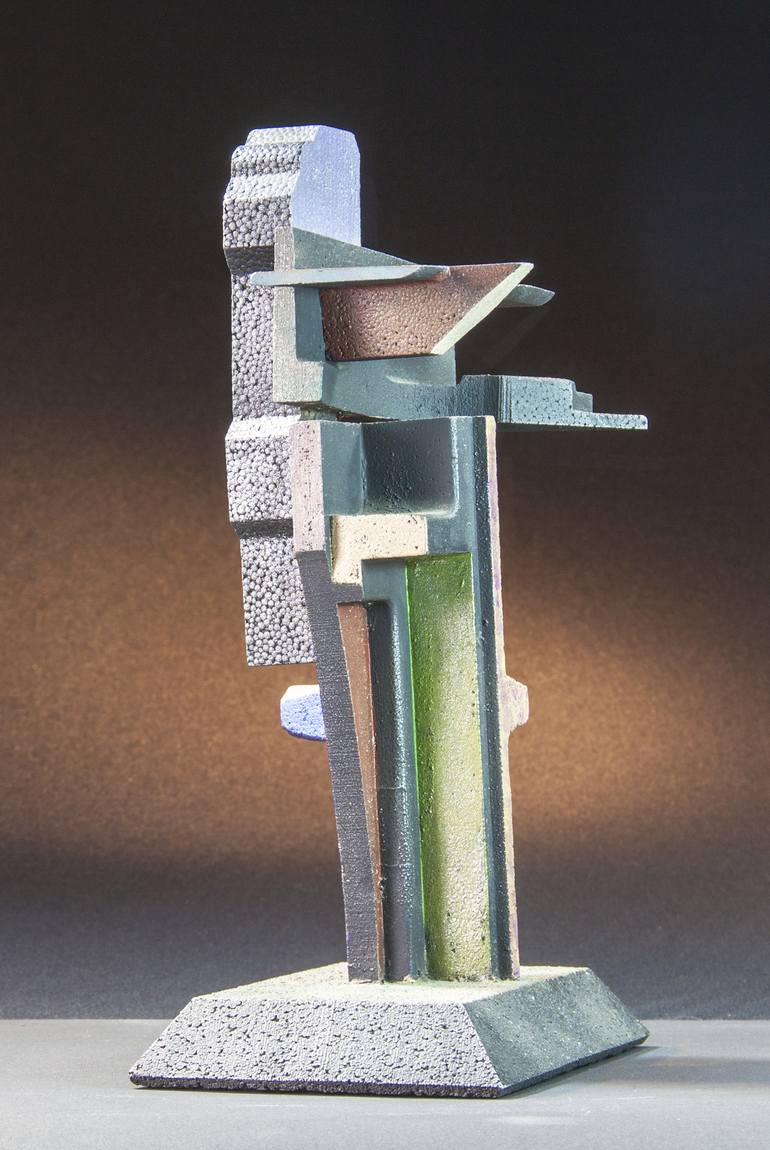 Original Abstract Architecture Sculpture by Richard Arfsten