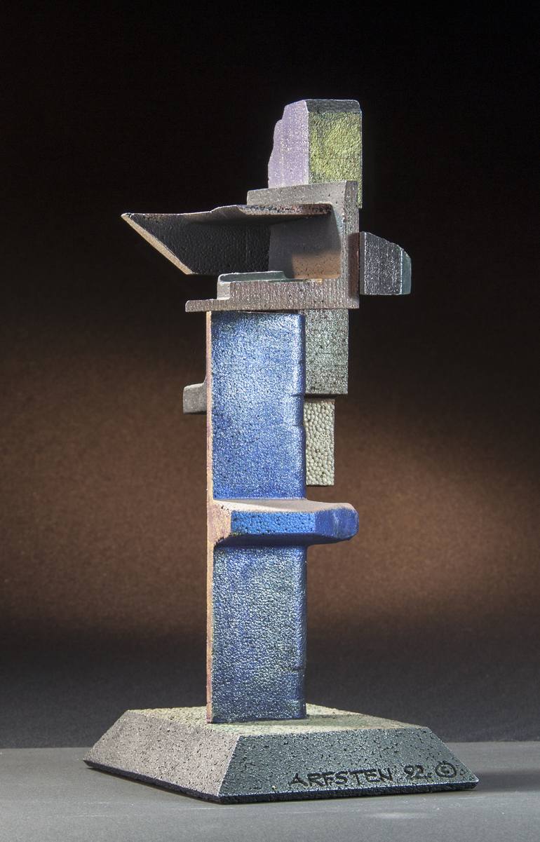 Original Abstract Architecture Sculpture by Richard Arfsten