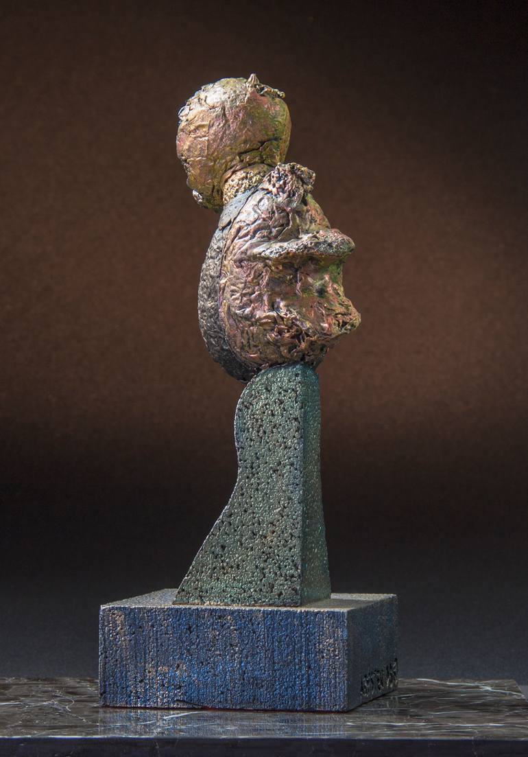 Original Abstract Expressionism Fantasy Sculpture by Richard Arfsten