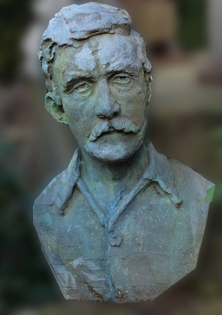 Original Portraiture Portrait Sculpture by Richard Arfsten