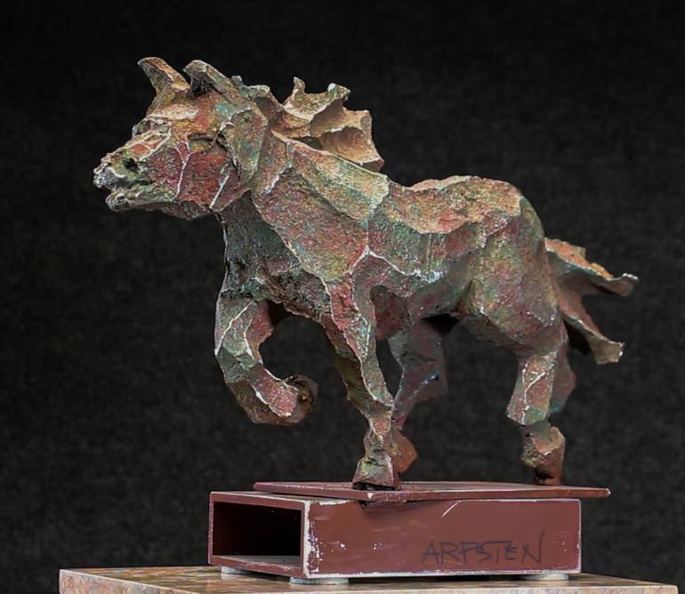 Original Impressionism Animal Sculpture by Richard Arfsten