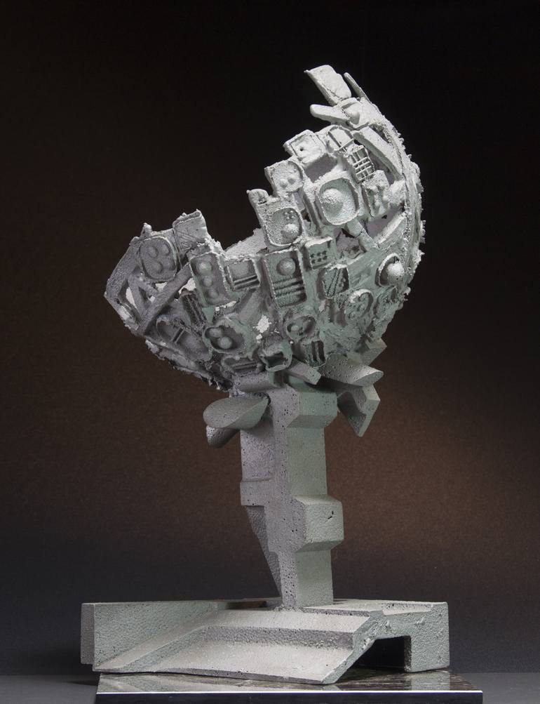 Original Surrealism Fantasy Sculpture by Richard Arfsten