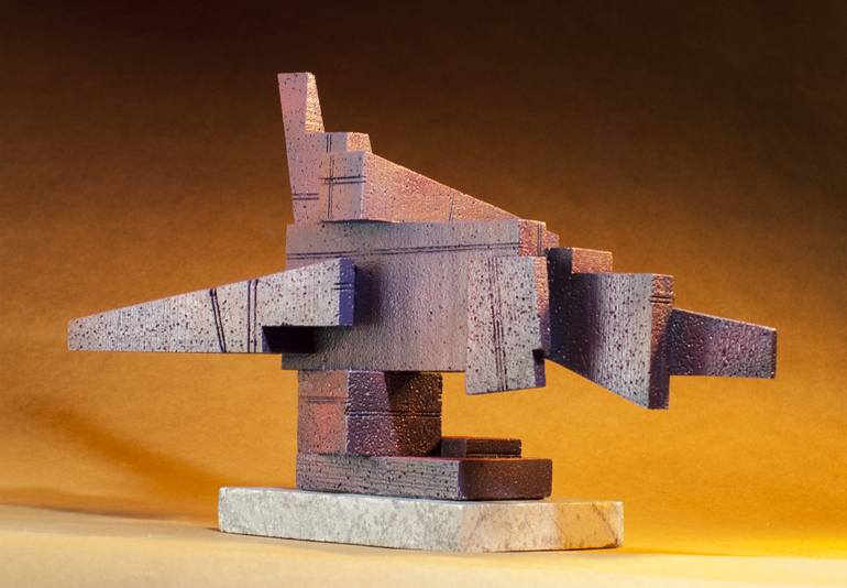 Original Cubism Abstract Sculpture by Richard Arfsten