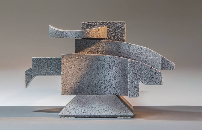 Original Cubism Abstract Sculpture by Richard Arfsten