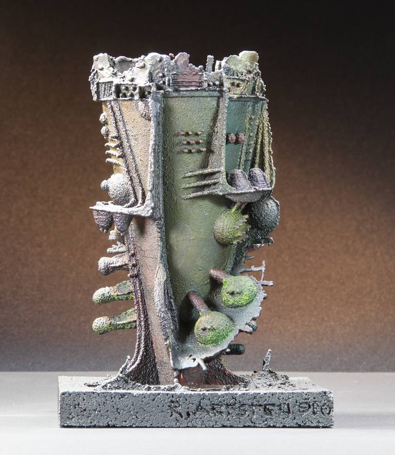 Original Surrealism Fantasy Sculpture by Richard Arfsten