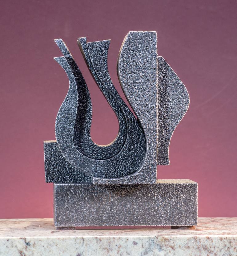 Original Cubism Abstract Sculpture by Richard Arfsten