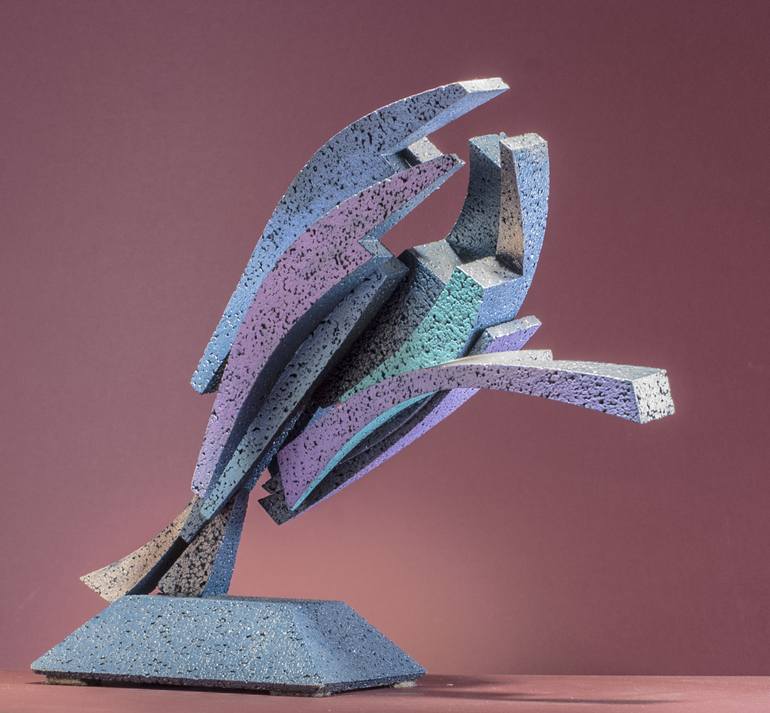 Original Abstract Fantasy Sculpture by Richard Arfsten