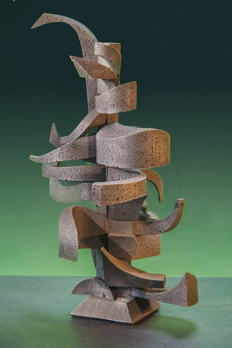 Original Abstract Political Sculpture by Richard Arfsten