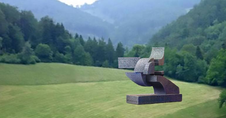 Original Abstract Sculpture by Richard Arfsten