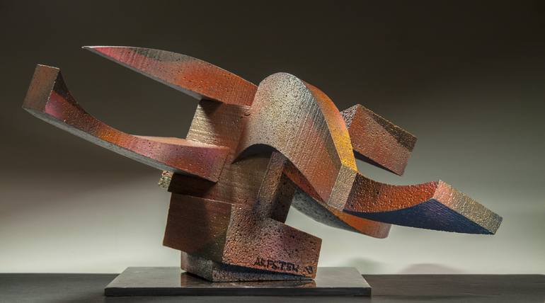 Original Abstract Political Sculpture by Richard Arfsten