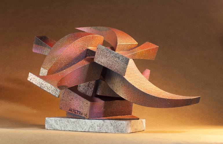 Original Abstract Political Sculpture by Richard Arfsten