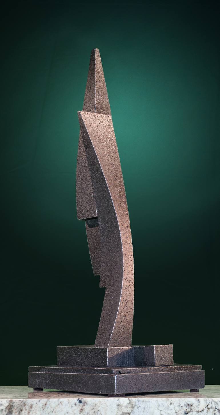 Original Cubism Abstract Sculpture by Richard Arfsten