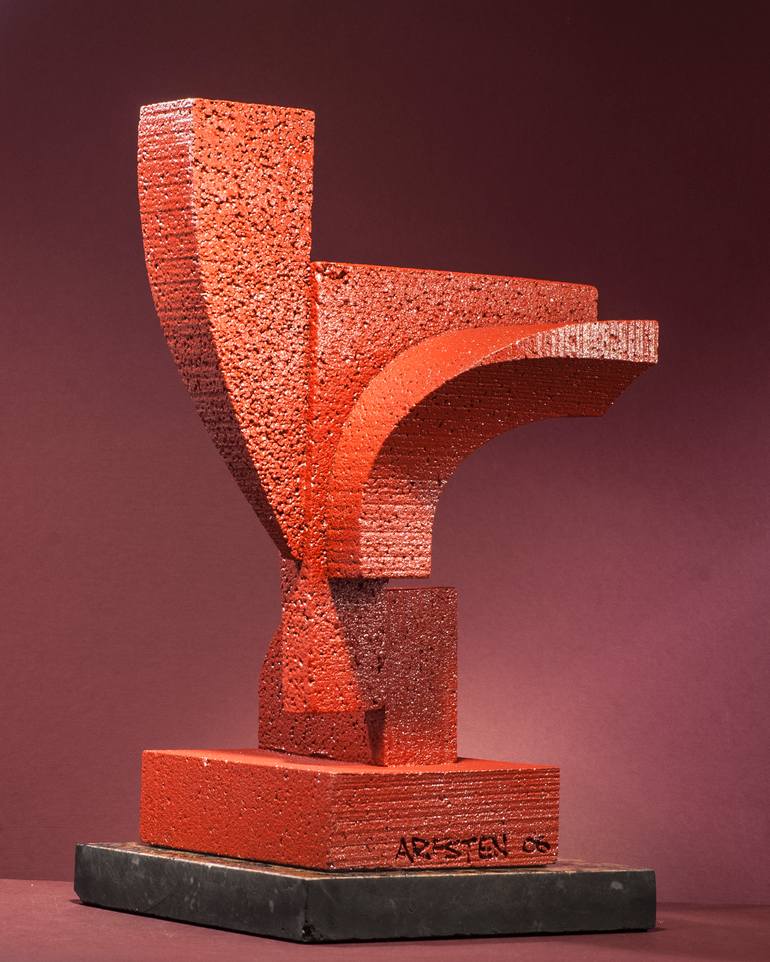 Original Abstract Politics Sculpture by Richard Arfsten