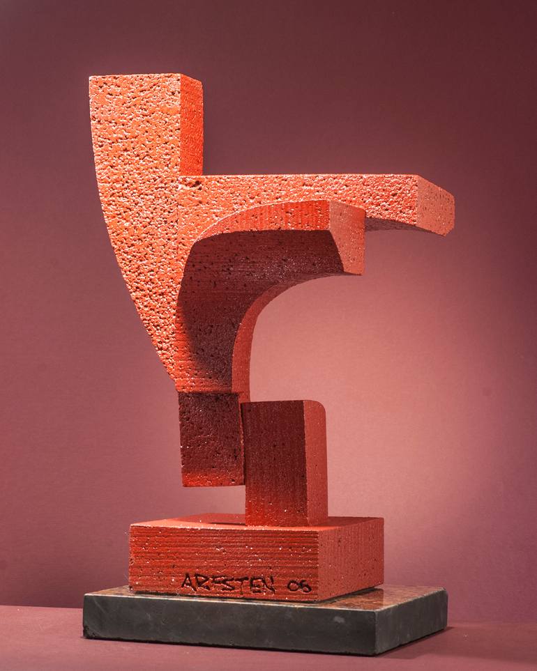 Original Abstract Politics Sculpture by Richard Arfsten