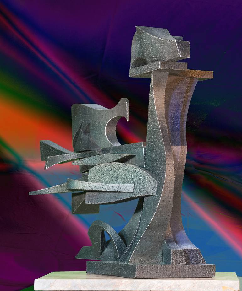 Original Surrealism Fantasy Sculpture by Richard Arfsten