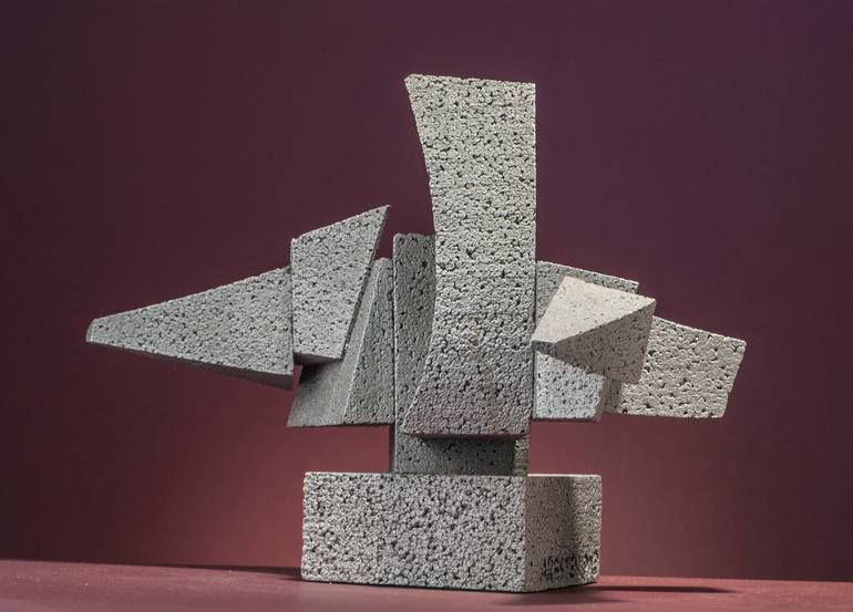 Original Modernism Abstract Sculpture by Richard Arfsten