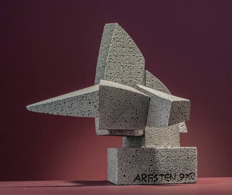 Original Modernism Abstract Sculpture by Richard Arfsten