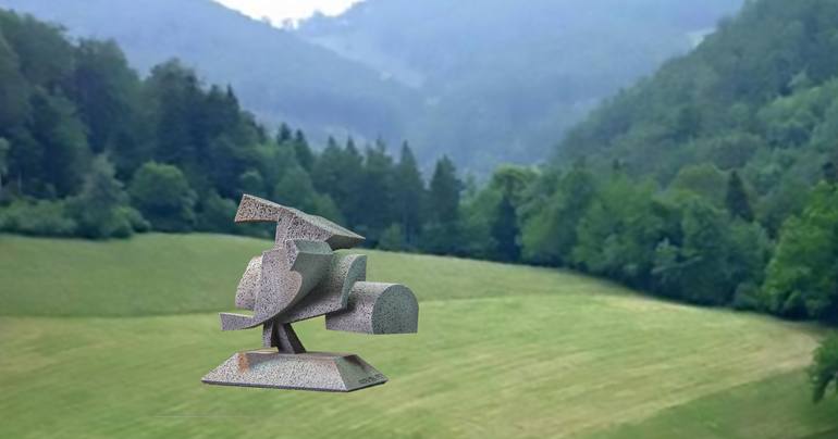 Original Abstract Sculpture by Richard Arfsten