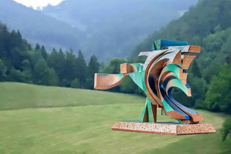 Original Abstract Sculpture by Richard Arfsten