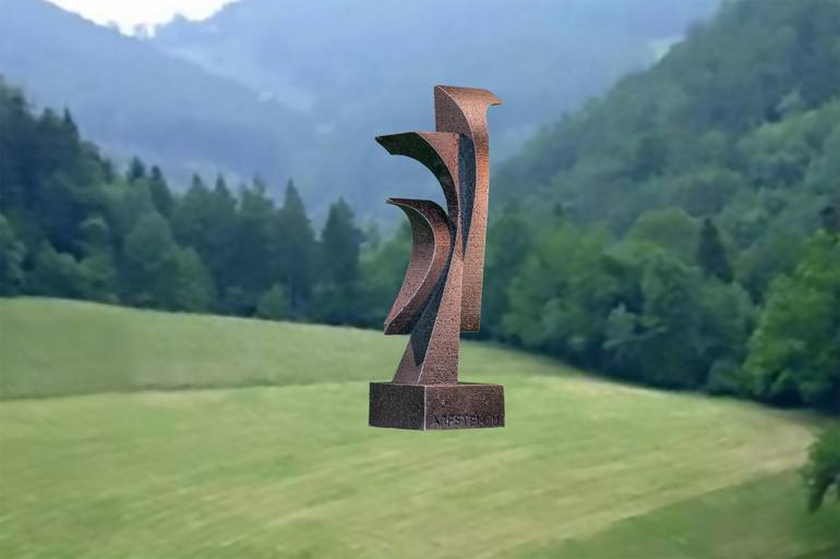 Original Abstract Sculpture by Richard Arfsten