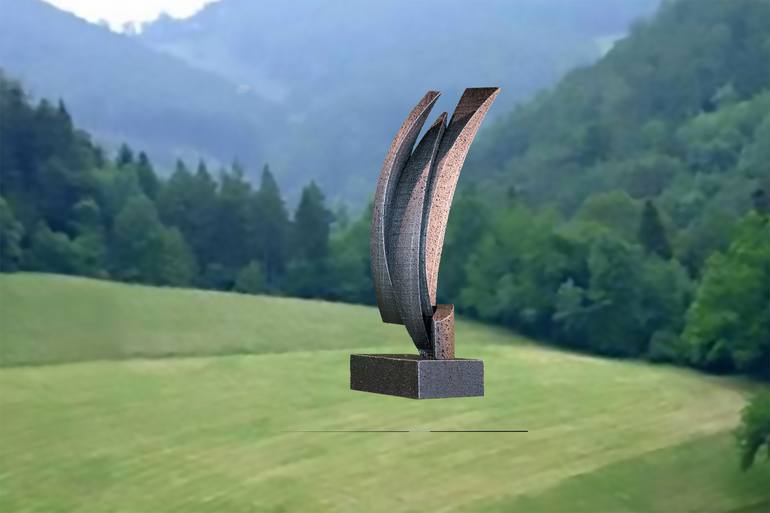 Original Conceptual Abstract Sculpture by Richard Arfsten