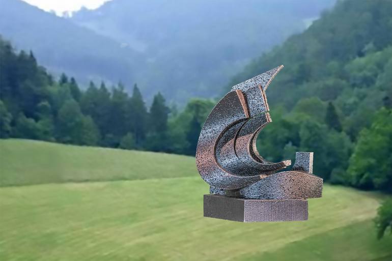 Original Conceptual Abstract Sculpture by Richard Arfsten