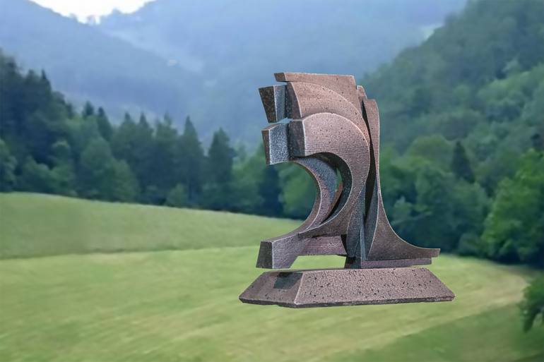 Original Conceptual Abstract Sculpture by Richard Arfsten