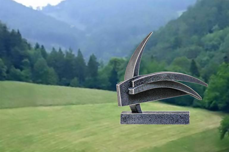 Original Conceptual Abstract Sculpture by Richard Arfsten