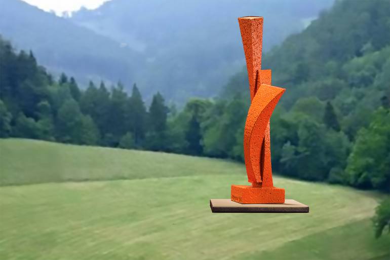 Original Conceptual Abstract Sculpture by Richard Arfsten