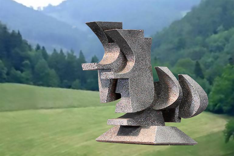 Original Conceptual Abstract Sculpture by Richard Arfsten