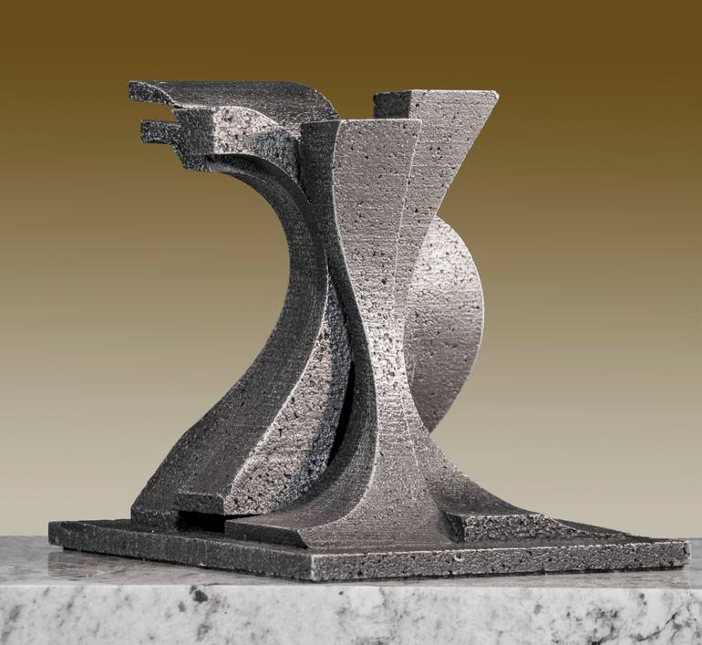 Original Abstract Politics Sculpture by Richard Arfsten