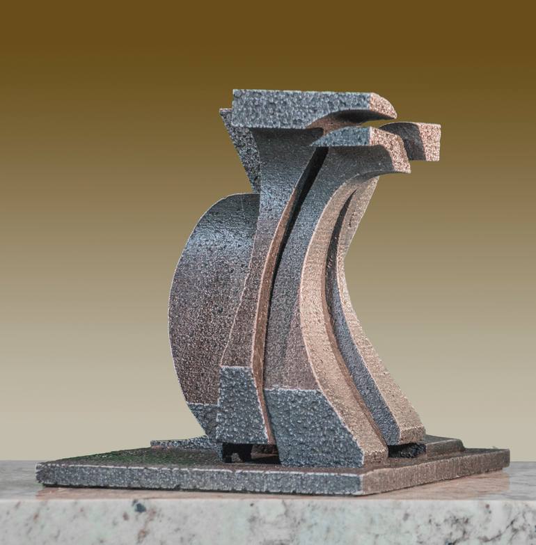 Original Abstract Politics Sculpture by Richard Arfsten