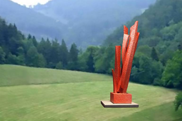 Burning Bush Sculpture by Richard Arfsten Saatchi Art