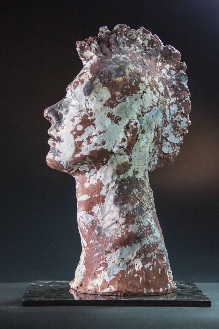 Original Figurative Portrait Sculpture by Richard Arfsten