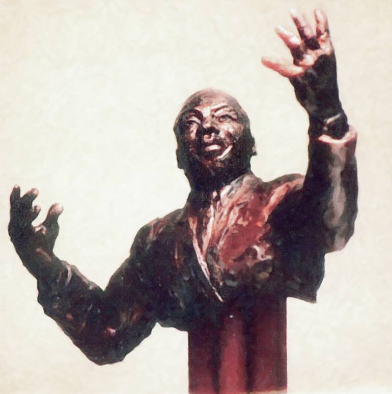 Original Figurative Political Sculpture by Richard Arfsten