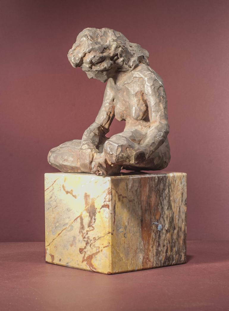 Original Figurative People Sculpture by Richard Arfsten