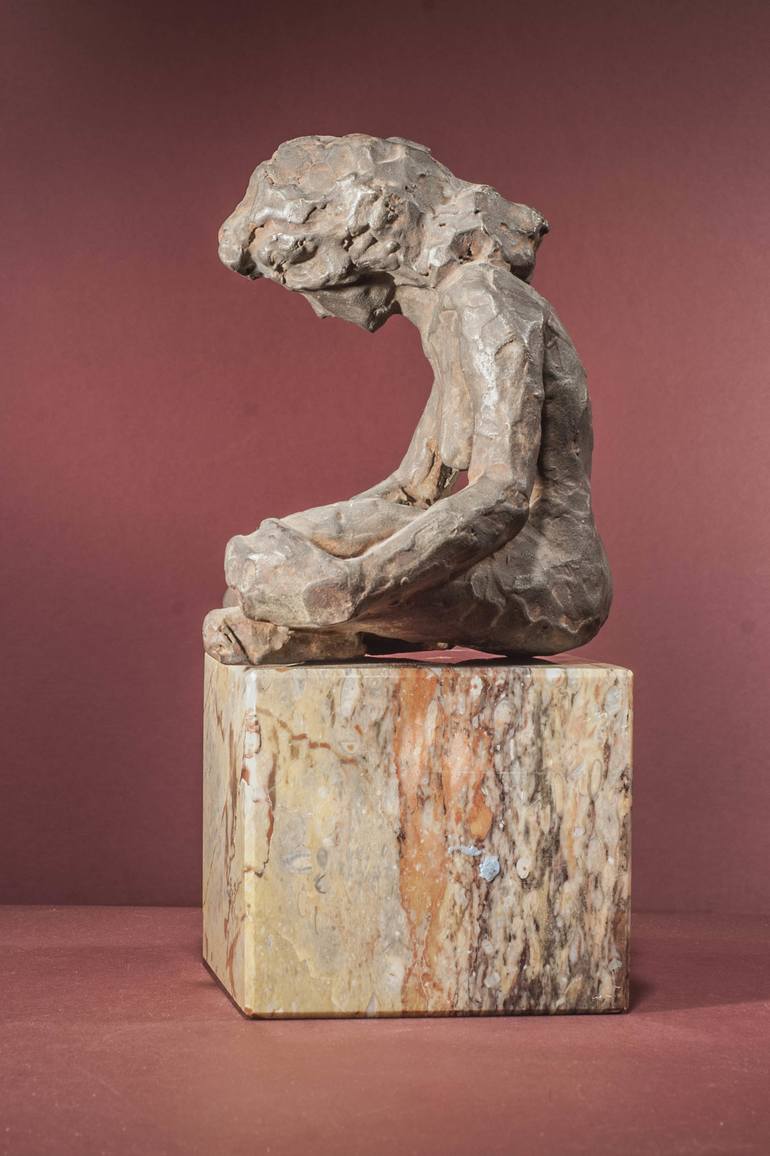 Original Figurative People Sculpture by Richard Arfsten