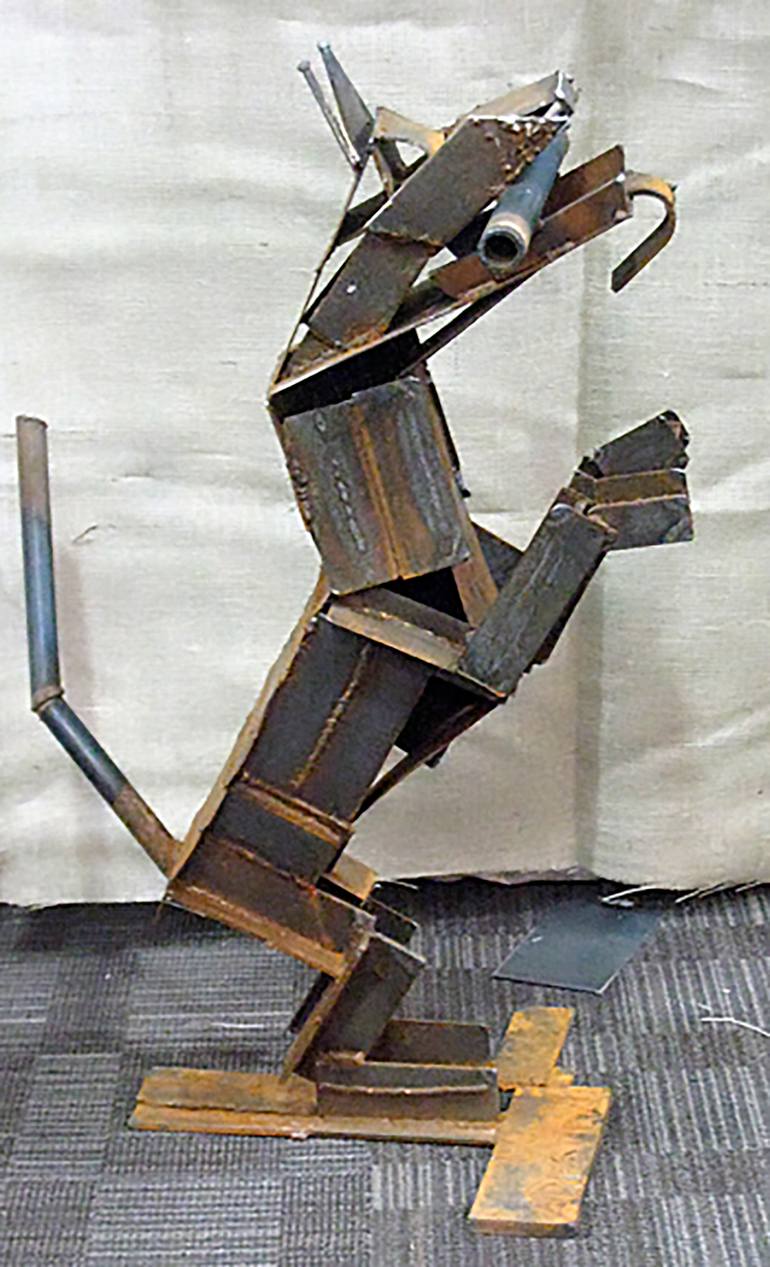 Original Abstract Animal Sculpture by Richard Arfsten