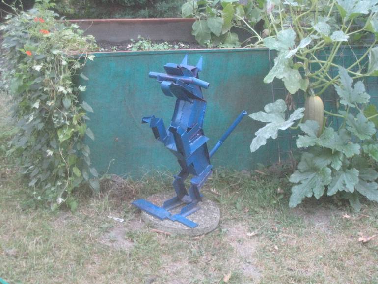Original Abstract Animal Sculpture by Richard Arfsten