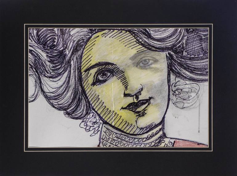 Original Expressionism People Painting by Richard Arfsten