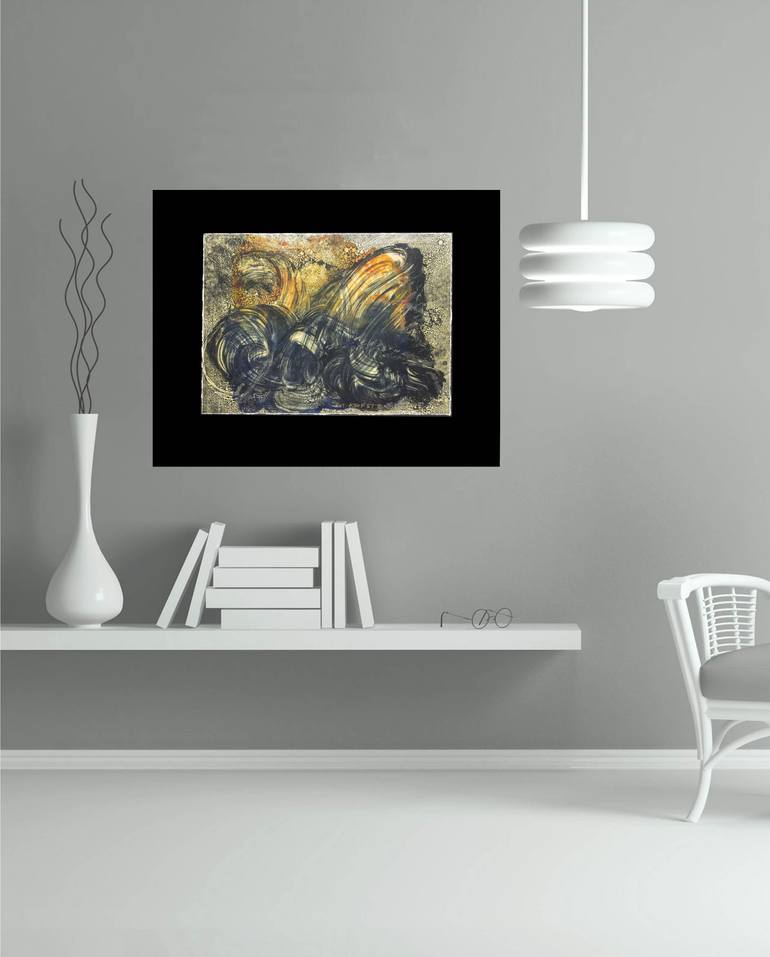 Original Conceptual Abstract Printmaking by Richard Arfsten
