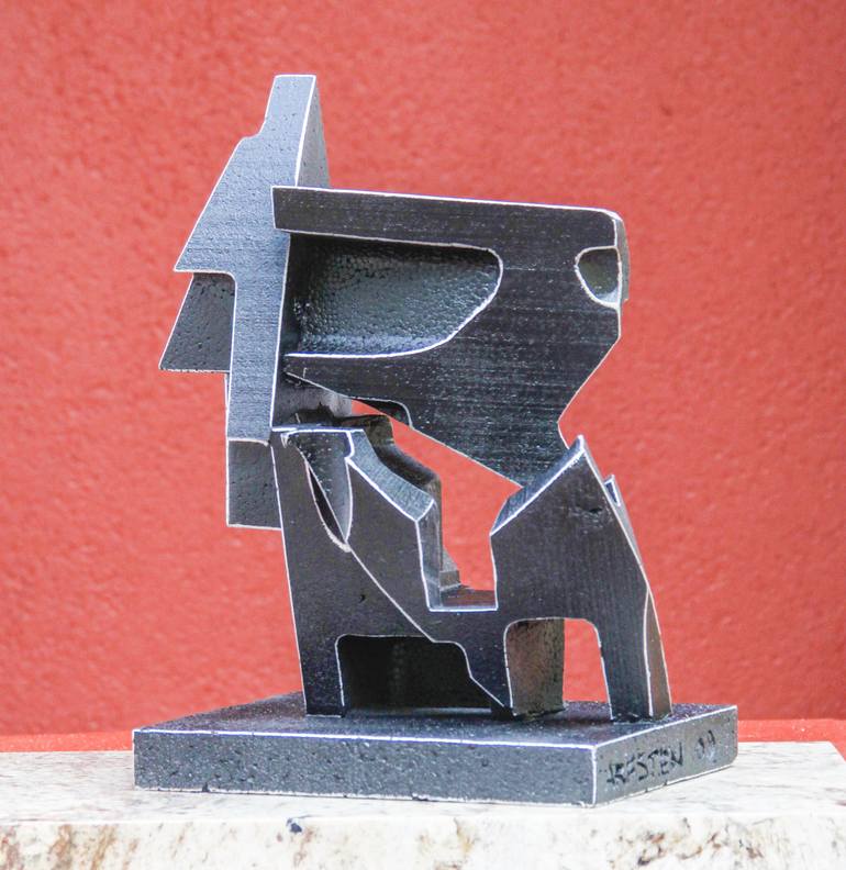 Original Abstract Political Sculpture by Richard Arfsten