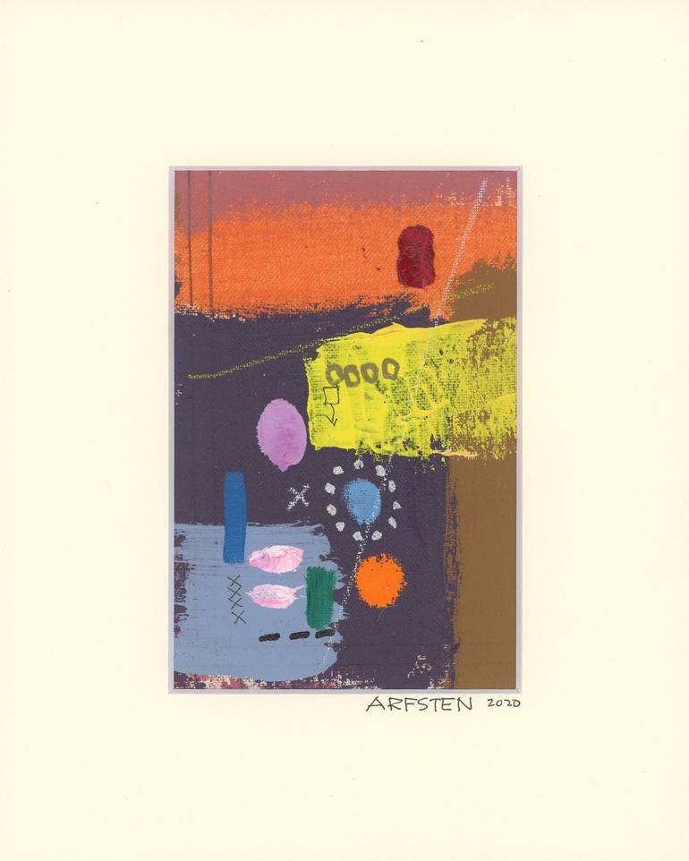 Original Conceptual Abstract Painting by Richard Arfsten