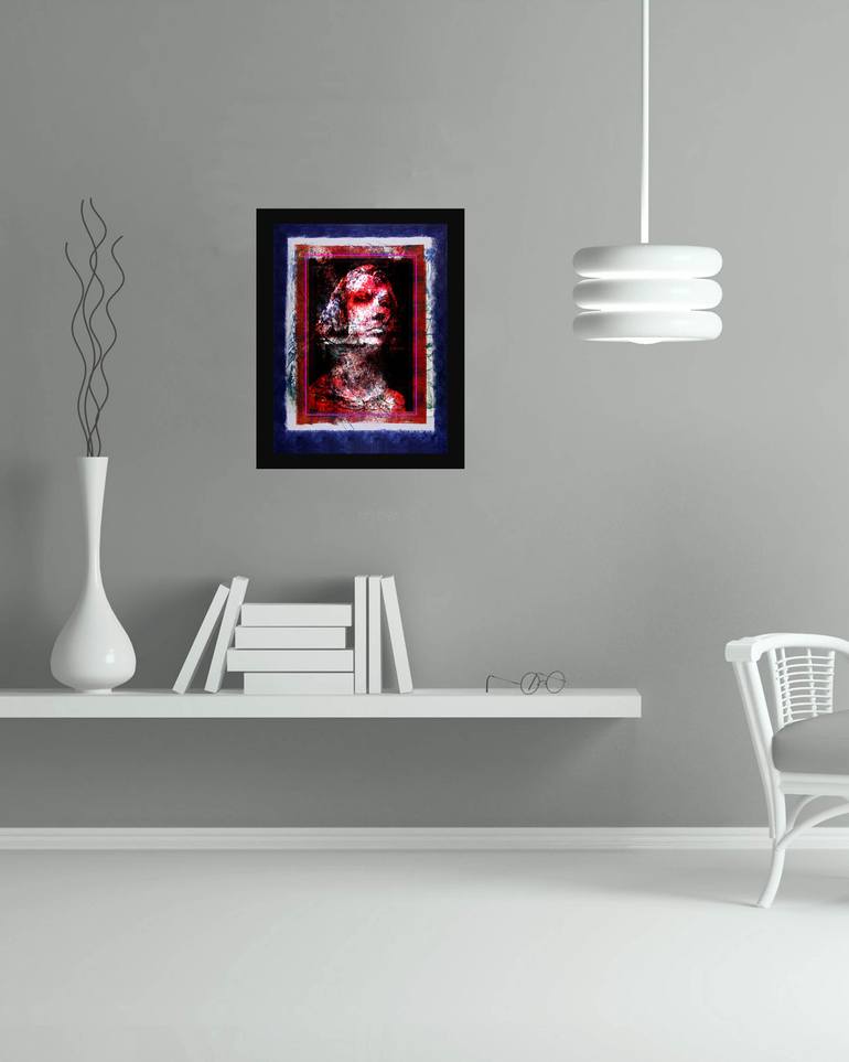 Original Conceptual People Printmaking by Richard Arfsten