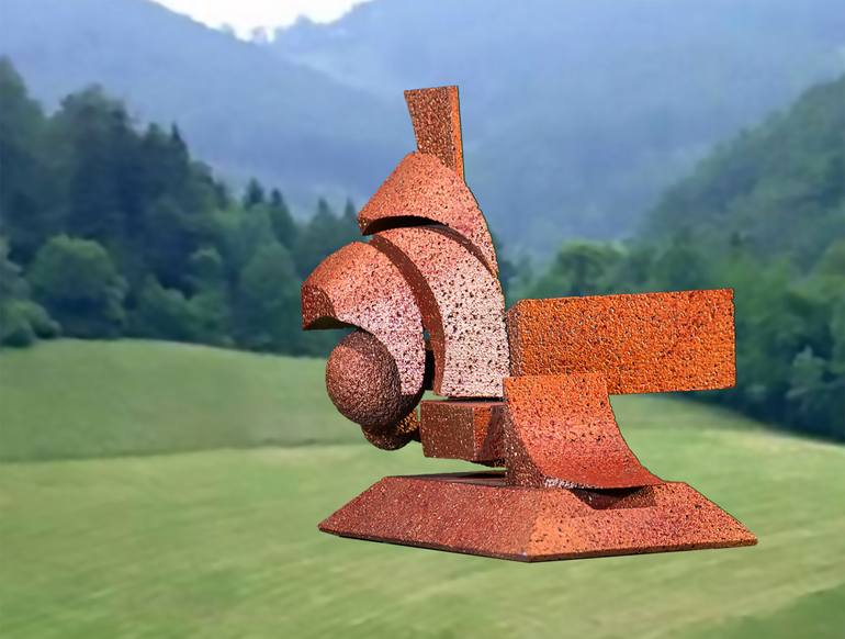 Original Conceptual Abstract Sculpture by Richard Arfsten
