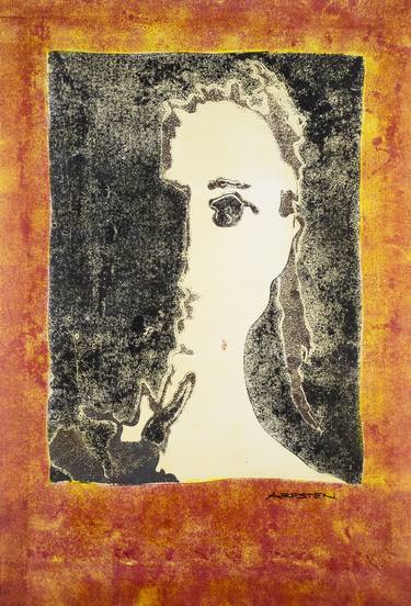 Print of Abstract Expressionism Portrait Printmaking by Richard Arfsten