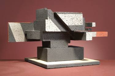 Original Cubism Abstract Sculpture by Richard Arfsten