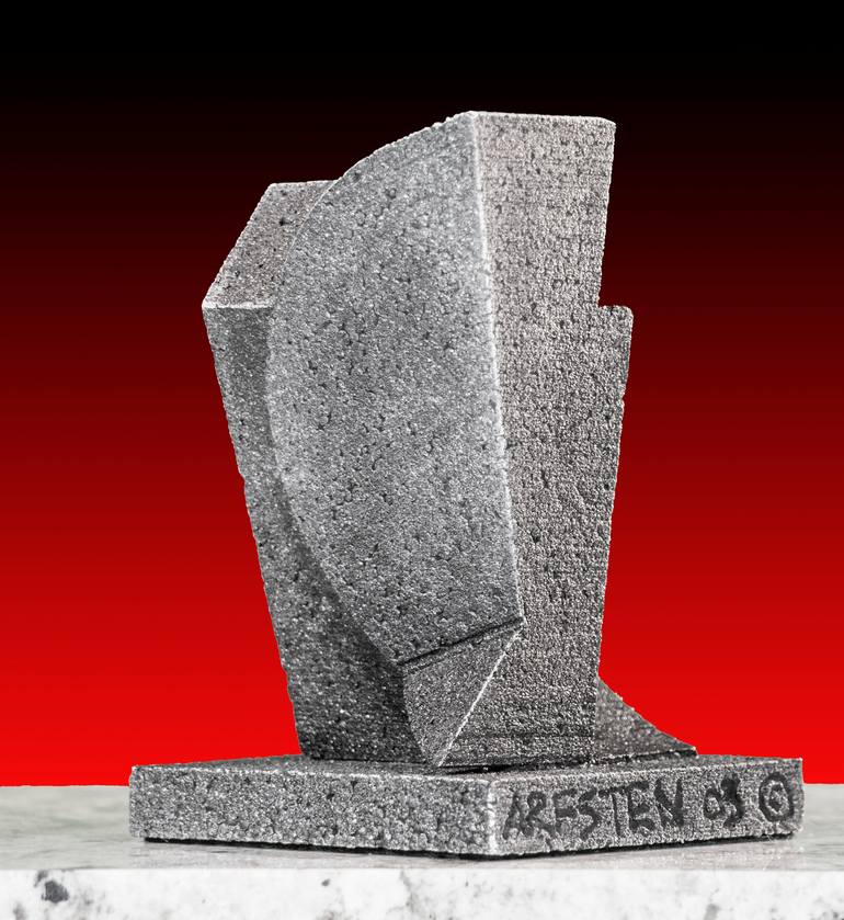 Original Cubism Abstract Sculpture by Richard Arfsten